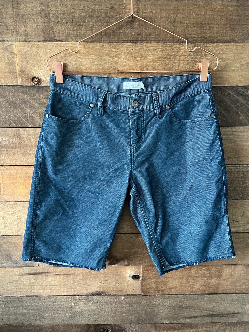 Carve Designs Women's Oahu Shorts 10" in Vintage Blue Size 4 - Picture 2 of 8